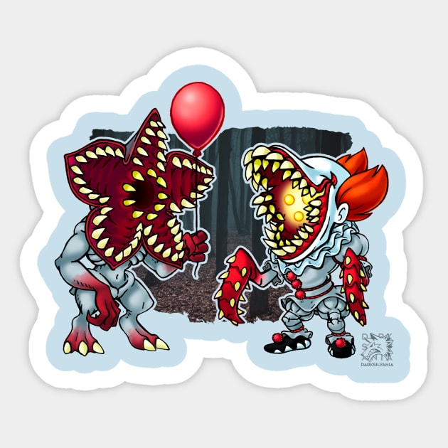 80's Monsters Sticker by Darksilvania